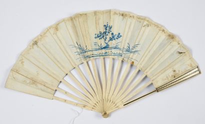 null Blue monochrome, ca. 1780

Folded fan, the double sheet in blue monochrome of...