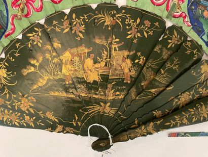 null Journey to China, China, 19th century

Folded fan, the double sheet of paper...