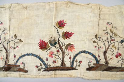 null . Meeting of embroideries, Ottoman Turkey, second half of the 19th-beginning...