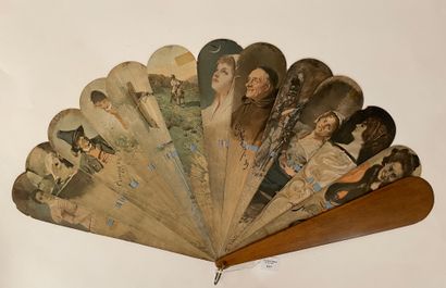null Celebration of the Masters, ca. 1900

Broken cardboard fan. Each strand illustrated...