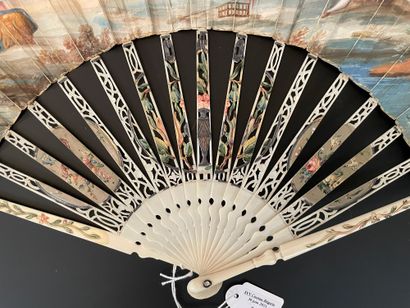 null The Young Musicians, ca. 1780

Folded fan, the double skin sheet painted with...