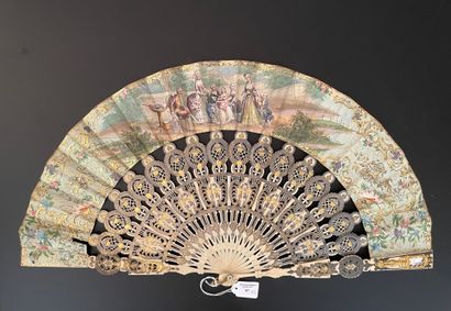 Two fans, circa 1850

One, the double sheet...