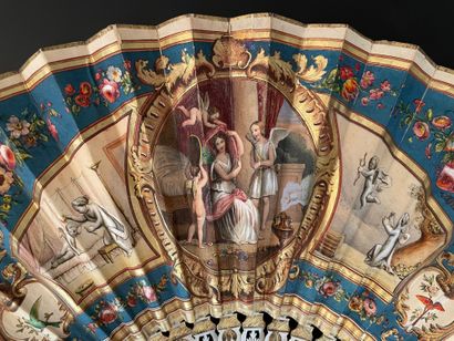 null The Toilet of Venus, ca. 1840

Folded fan, the double sheet of chromolithographed...