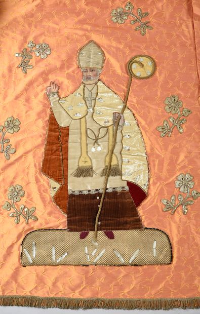 null PARAMENTICS







. Two embroidered procession banners, composite work 19th-20th...