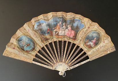 null The Little Oblivion Merchant, ca. 1780-1790

Folded fan, the painted silk sheet...