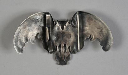 null . Art Nouveau lady's belt buckle, Bohemia, circa 1900-1905, buckle showing an...