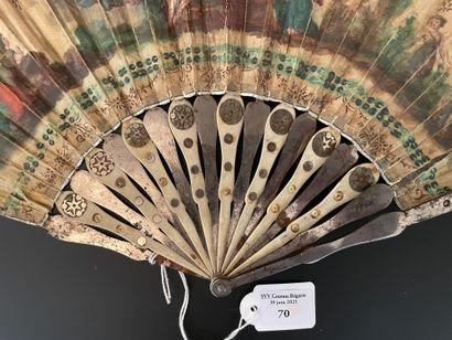 null The Choice of Love, ca. 1790-1800

Folded fan, the silk leaf painted in a frieze...