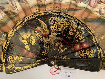 null In the 18th century style, circa 1860

Folded fan, the double sheet of lithographed...