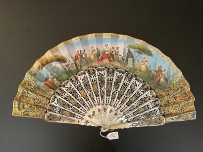 Artistic inspiration, ca. 1850

Folded fan,...