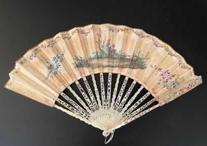 null Sleeping Love, ca. 1770-1780

Folded fan, the leaf in painted skin on a silver...