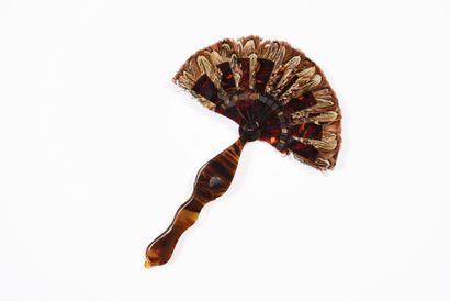null Feather cockade, circa 1900

Small fan opening in the sun with a pheasant feather...