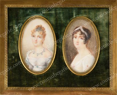 ISABEY Jean-Baptiste (1767-1855) 


Portraits of the empress Josephine and the empress...