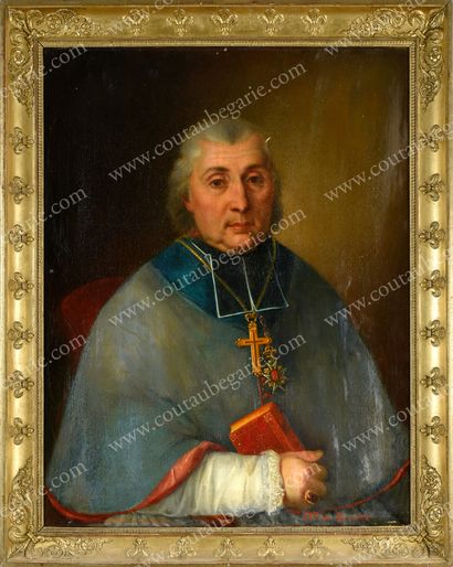 DESCHAMPS Pierre-Hilaire (1784-1867) 
Portrait of Bishop Jean-Baptiste de Bouillé...