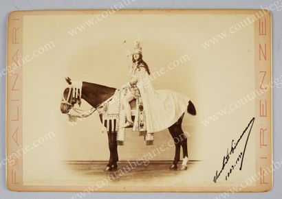 ALINARI Fratelli * Prince Emanuele Filiberto of Savoy (1869-1931). 
 Large albumen...