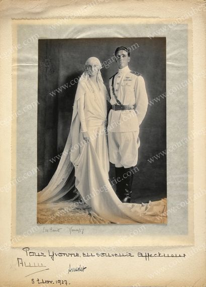 BARRETT Eva (1879-1949) * The Prince and Princess Amedeo of Savoy on their wedding...
