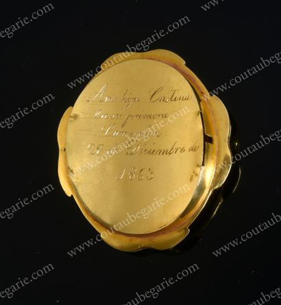 null LOUISE-FERNANDE of Bourbon, Infanta of Spain (1832-1897). 
 Bracelet fastening,...