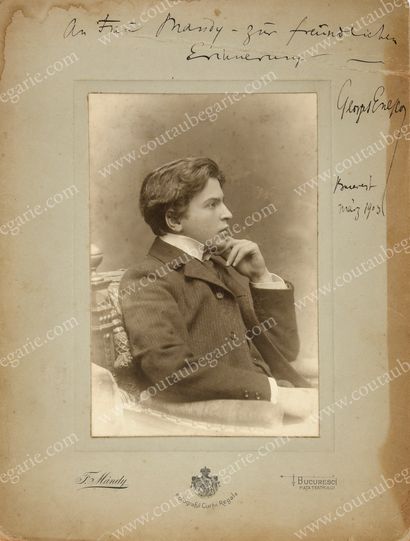 ENESCO Georges (1881-1955) 
Famous Romanian composer and violinist.
Photographic...
