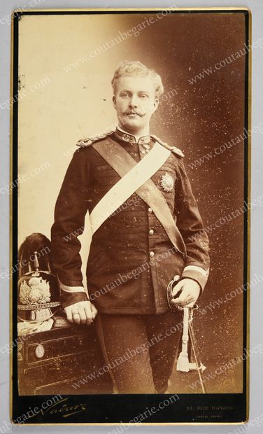CARLOS, roi de Portugal (1863-1908) * Large albumen photographic print mounted on...