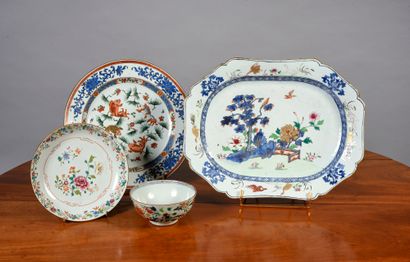 Chinese porcelain dish Qianlong, 18th century...