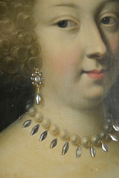 Jean DUCAYER (actif en France vers 1635) 
Portrait de Charlotte Marguerite Gabrielle...