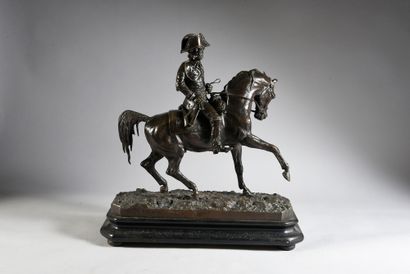 Christophe FRATIN (1801-1864) 
Frédéric le Grand de Prusse à cheval.
Très rare bronze...