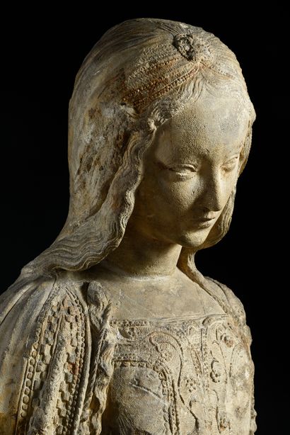 Atelier de Michel Colombe (1430 - Tours 1512), fin du XVe siècle 
Bust of a holy...