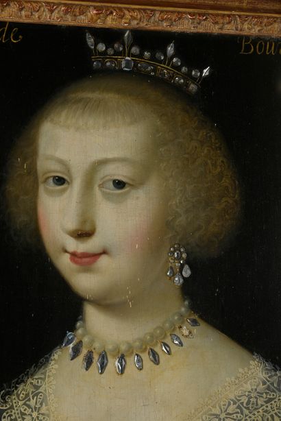 Jean DUCAYER (actif en France vers 1635) 
Portrait d'Anne Genevieve de Bourbon, fille...