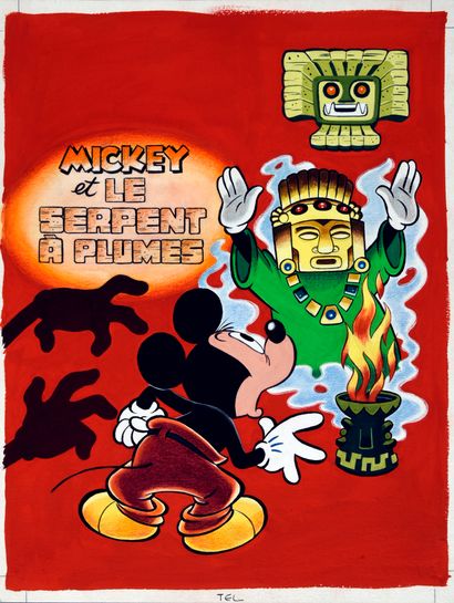 DISNEY (Studios) / MARIN, Claude Couverture Le journal de Mickey n°1549. Mickey et...