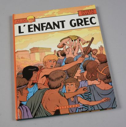 MARTIN Alix 15. L'ENFANT GREC. Edition Casterman de 1980 agrémentée par un dessin...