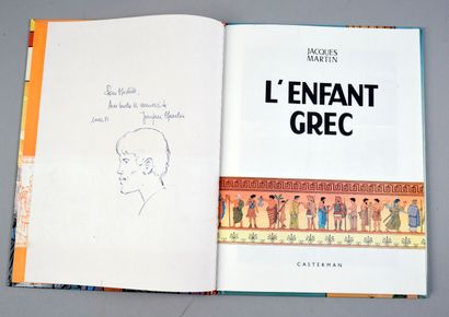 MARTIN Alix 15. L'ENFANT GREC. Edition Casterman de 1980 agrémentée par un dessin...
