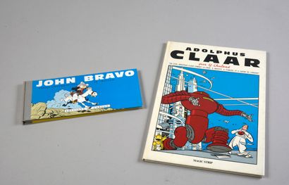 CHALAND Ensemble de deux livres, John Bravo édité par les édition Carton en 1987,...