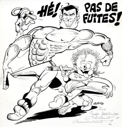 GOTLIB ( Marcel Gottlieb, dit, 1934-2016) Hé ! Pas de fuites !

Couverture du magazine...