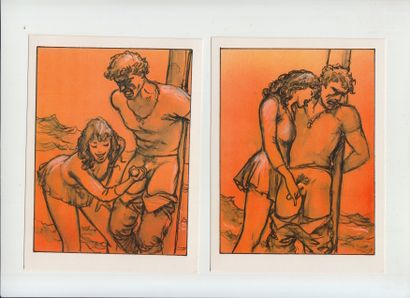 MANARA Klik portfolio. 

Complete with its 8 erotic cards.

Size : 17 x 13 cm. Extremely...