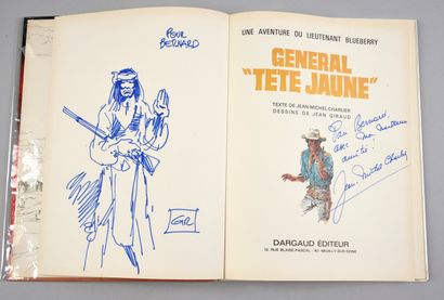 GIRAUD Blueberry 10. GENERAL YELLOW HEAD. Original Dargaud edition with a signed...