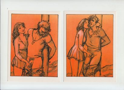 MANARA Klik portfolio. 

Complete with its 8 erotic cards.

Size : 17 x 13 cm. Extremely...