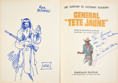 GIRAUD Blueberry 10. GENERAL YELLOW HEAD. Original Dargaud edition with a signed...