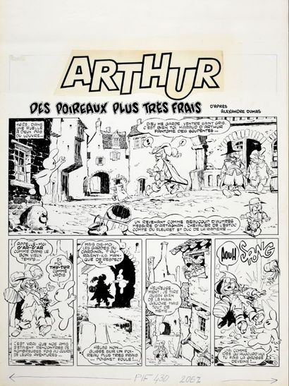 CEZARD, Jean. (1924-1977) 1 Arthur. Des poireaux plus très frais (d’après Alexandre...