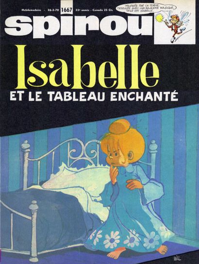 WILL, Willy MALTAITE dit (1927-2000) Isabelle and the enchanted painting

Gouache...