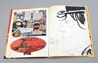 Tardi ADIEU BRINDAVOINE. Edition originale Dargaud 1974, agrémentée d'un dessin dédicace...