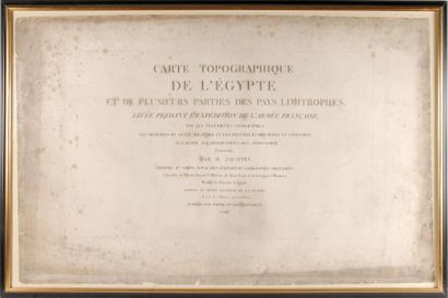 null Campagne d'Egypte du général Bonaparte (1798- 1801). Carte topographique de...