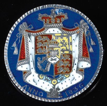 null Guillaume IV, roi de Grande-Bretagne (1765-1837). Belle médaille en argent à...