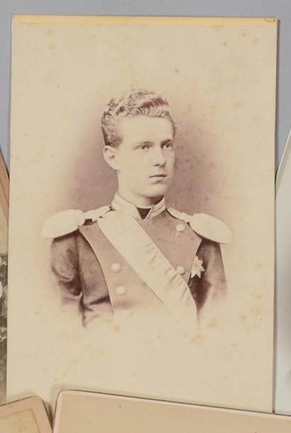 null Serge Alexandrovitch, grand-duc de Russie. Portrait photographique ancien par...