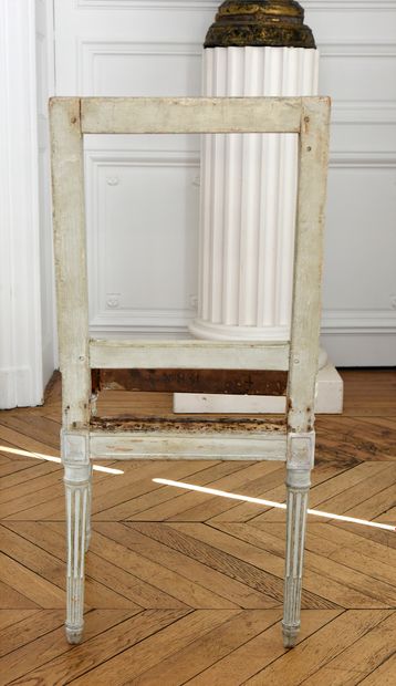 Jean-Baptiste BOULARD (1725-1789) 


Une chaise, livrée à la Couronne pour l'appartement...