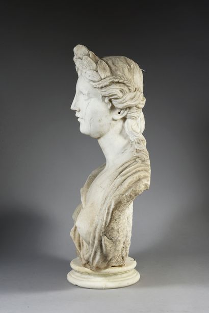 Attribué à Jean RAON (1630-1707). 


«Allégorie de l'Eté»



Buste en marbre blanc...