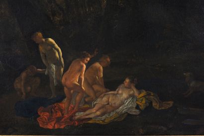 Cornelis van POELENBURGH (1594-1667) 


Diane au bain, entourée de nymphes, dans...
