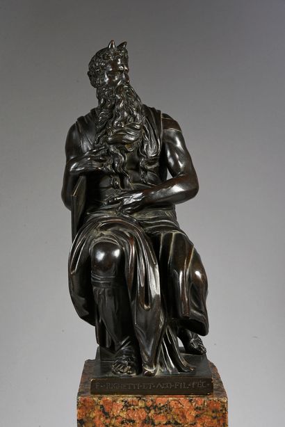 Francesco RIGHETTI (Rome 1749 - Rome ou Naples 1819) 


Moses with the Tables of...