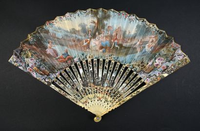 The Country Feast, ca. 1770-1780
Folded fan,...