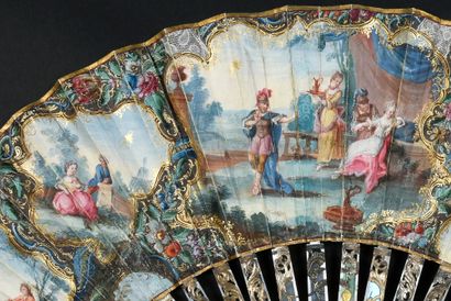 null Aeneas leaving Dido, ca. 1760
Folded fan, the skin sheet painted with gouache...