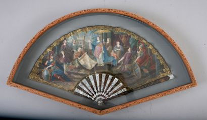 null Dido and the foundation of Carthage, ca. 1720-1730
Folded fan, the skin sheet...