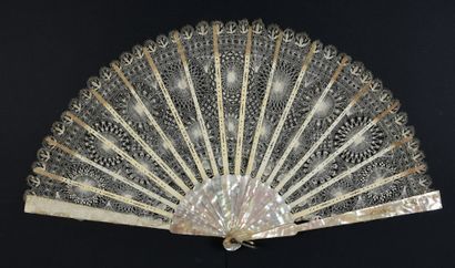 null Nanduti, circa 1880-1900
Folded fan, the lace leaf called Nanduti.
Goldfish...